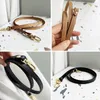 Cow leather Bag Strap Women Handbag Belt Shoulder Messenger Crossbody Bag Wide Strap Replacement Genuine Leather Bag Strap 220817