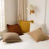 Cushion/Decorative Pillow Soft Plain Cushion Cover 45x45cm Fleece Ivory Brown Coffee Sham For Home Decoration Bed Sofa Couch WarmCushion/Dec