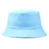 Chapéu de balde de grife chapéus de verão lisos solar chapéus dobráveis ​​chapéus de praia tampa de pesca cor sólida cor de borda ardileira xdssl