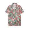 2022 Nya mode sommarmän avslappnade skjortor Kort ärm Hawaiian Beach Loose Shirts Luxury Shirt254m