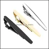 TIE CLIPS MODATE FOTO PARA MEN METAL SIER GOLD TOMPO SIMPLE