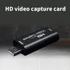 Epacket Mini Video Capture Card USB Gadgets Video Recording Box Lämplig för PS4 Game DVD HD Camcorder Live Broadcast301m