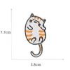 Noções de costura Bordado de gato fofo ferro em remendos para roupas de jeans de jeans Appliques Applique Diy Patch