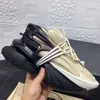 Women Men Stylish platform sports shoes sci-fi bullet look beige and black with luxury sneakers in sizes 35-46 Top quality classic colors
