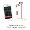 Casque Bluetooth métal magnétique sans fil en cours d'exécution Sport écouteurs Earset avec micro MP3 écouteurs BT 4.1 pour iphone Samsung LG Smartphone