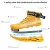 36-50 أحذية العمل أحذية السلامة غير القابلة للتدمير الرجال الصلب إصبع القدم أحذية رياضية مقاومة للثقب