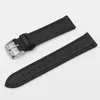 Retro Watch Strap Band av hög kvalitet 18mm 20mm 22mm 24mm läder Watchband Gray Black Broble Blue For Men Watch Accessories 220507