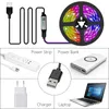 5050 Светодиодные полоски Bluetooth USB SMD 5V RGB Светодиодная лампа лента