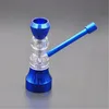 Metall Pipe Mini Water Bongs nyaste bubblare som röker wid Dry Herb Vaporizer Tobacco Torch Butane för detaljhandel eller whoiesale