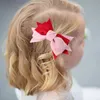 5 بوصة الطفل الشعر القوس دبوس الشعر مقاطع للأطفال الفتيات الشيفون الشريط bowknot باريت أطفال بوتيك المرقعة الأطفال اكسسوارات للشعر