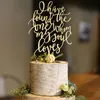 パーティーデコレーション私は私の魂がwided cake topper 5 "インチ、聖書の詩、ユニークなトッパーを見つけました