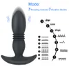 IKOKY télescopique vibrant gode godemichet Anal vibrateur Prostate masseur érotique sexy jouets pour hommes télécommande Anal