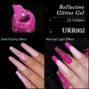 Nail Gel Speelgoed Glitter Reflecterende Poolse Glanzende Rose Red Auroras UV LED-lak Soak Off S for Manicure 0328