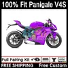 Carénages OEM pour DUCATI Panigale V 4 V4 S R V4S V4R 18-21 Kit carrosserie 1DH.65 Street Fighter V4-S V4-R V-4S 2018 2019 2020 2021 V-4R 18 19 20 21 Moulage par injection Carrosserie nouveau violet