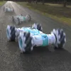 2.4G Mini Remote Control RC Car Roll Rotary Double-Side Stunt gebaar Inductie Twisting Drift Off-Road Dancing Driving Car 220429