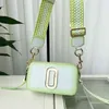 Crossbody Bags Tasarımcı Çanta Tasarımcı Omuz Çantaları Yeni Gradyan Messenger Kamera Lüks Geniş Kayış Küçük Kare Crossbody Bags Lady Hangbags