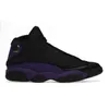 jordan 13 retro Obsidian masculino tênis de basquete vermelho sílex Hyper Royal Starfish quadra roxo preto gato outdoor mens treinador