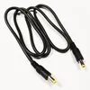 Cabos, 18AWG Cobre Dupla DUAL DC 5,5 * 2.5mm Masculino para Adaptador de Alimentação Masculino Cabo 1M / 10pcs