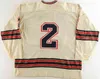 CeoCustom Vintage Men 1972-74 Jim Watson WHA Los Angeles Sharks Game Worn Jersey Ron Garwasiuk Jim Niekamp top quality