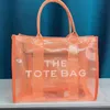 Torby na zakupy projektant PVC przezroczyste duże torebki dla kobiet mężczyzn marka Big Tote Casual ramię Crossbody Bag Ladies Fashion Torebka 220414