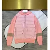 디자이너 mens knitted jackets 'nfc'프랑스 브랜드 다운 코트 패션 캐주얼 커플 복자 재킷 니트 레터 로고 파카