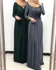 ラマダンイスラム教徒ヒジャーブドレスアバヤ女性アバヤドバイドバイトルコイスラム衣類kaftanローブロングムスルマネヴェスティドスラーゴス