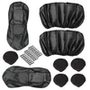 Car Seat Covers 9Pcs Black Universal Leather Set Cushion 5 Seats Full Protector Cover ProtectorCar