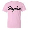 2020 Zomer Mode Effen Kleur Grappig Rapha Patroon Print Streetwear Mannen Vrouwen Sport Casual Katoenen Shirt H220812