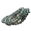 Perlen, Stränge Moos-Achatperlen/grünes Unkraut-Achatarmband/mehrschichtige Buddha-Armband/Kristallheilungsschmuck