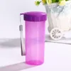 Portable Light weight Practical Plastic Water Cup Drinking Bottle for Outdoor Sports Transparent Handy Cup