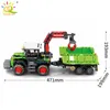 Huiqibao 1481pcs RC Engineering Tractor Tract High Tech строительный блок Электрический дистанционный контроль кирпичи интеллектуальные детские игрушки 220715