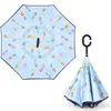 Omgekeerde paraplu's handvat omgekeerde opvouwbare kinderen winddicht ondersteboven buitenshuis regendicht paraplu meisjes jongens rre14103