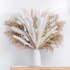 자연스러운 말린 Cattail Reed Bouquet 기타 예술 및 공예품