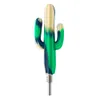 Коллектор нектар Cactus с 10 -миллиметровым амортизатором из нержавеющей стали, аксессуары, водные трубы, стеклянные бонги