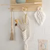 67cm Hand-woven Color Macrame Wall Hanging Tapestry Ornament Bohemian Craft Decoration Gorgeous For Home Bedroom