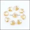Andere losse kralen sieraden gefacetteerd lampwerk glas voor het maken van BK 20 mm geperste sint -jakobsschelp kristallen armbanden DIY Crafts Dhhju