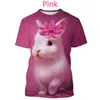 T-shirt da uomo Fashion Easter T Shirt Uomo / donna 3D stampato manica corta stile Harajuku Tshirt Streetwear Summer Tops Plus Size