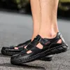 Sandals Summer Men Men Non-Slip Fashion Thanking Leacing Slippers Slippers Slids Slides Beach Soft Big Big 48