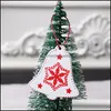 Kerstdecoraties feestelijke feestbenodigdheden huizen tuin hanger gepersonaliseerde boom ornamenten kinderen geschenken rasjes buiten houtheid diy