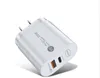 20W Wall Charger PD Rápido Carregamento Rápido USB Tipo C USB-C Plugue-nos Adaptador UE Carregadores de telefone para smartphone Samsung S22 S21 S20 Huawei Xiaomi