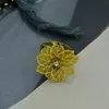 ファッション5cmナプキンリングメッキの花の形をしたホテルナプキンデコレーションウェディングパーティーアクセサリー