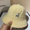 Latest Fashion Kangaroo Embroidery Women Bucket Hat With Dome Kangaroo Fisherman Hat Brand Designer Panama Lady Cap Bob Cotton H220419