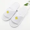 Sublimation Disposable Slippers Household Sundries Spa Slippers White Nonslip Open Toe Shoes Hotel Travel Home Party Wedding Supplies