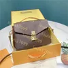 حقيبة الكتف النسائية لوكسوريز مصممي Crossbodybag Women Handbag Pochette Messenger Bags أكياس أكسدة Metis Leather