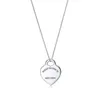V￤nligen returnera Pendant Necklace Original 925 Silver Love Halsband Charm Women Diy Jewelry Gift ClaVicle Chain Chain Chain