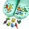 Dinozor Croc takılar Moda Aşk Ayakkabı Aksesuarları Süslemeleri Için Charms pvc yumuşak Ayakkabı Charm Süsler Tokaları parti hediyesi olarak
