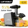 LUFVEBUT Slow Juicer 200W Power Vegetables And Fruits Squeezer High Nutrition Orange Lemon Electric Extractor 220531