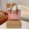 Bolsas de alta capacidad Color sólido Tote Bolso de mujer Hombro Diseñador de cuero Crossbody Mujer Compras Cubo 220309