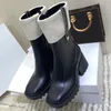 Дизайнер Betty Boots PVC Rubber Boot Черный водонепроницаем