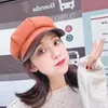 Beretten Zon Casual Militaire Caps Vrouw Wollen Doek Beret Flat Hats Captain Cap Trucker Vintage Black Sport Dad Bot Male dames hatber